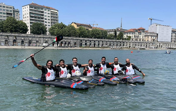 Canoa polo, doppio successo per la Polisportiva Canottieri Catania a Torino, primo posto nel maschile e nel femminile