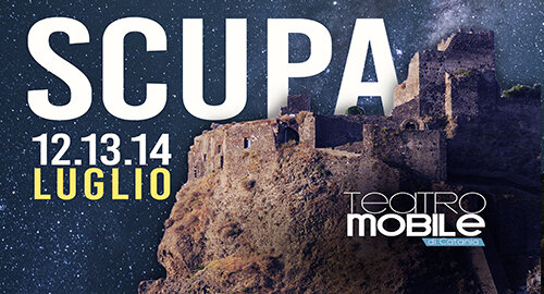 Al Castello Normanno di Aci Castello il 12, 13 e 14 Luglio "Scupa" di Guglielmo Ferro ed Angelo Scandurra, per il Teatro Mobile