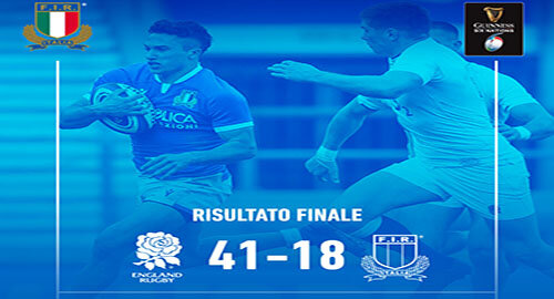 Guinnes Sei Nazioni 2021, Italia ancora battuta dall'Inghilterra, azzurri superati a Twickenham 41-18