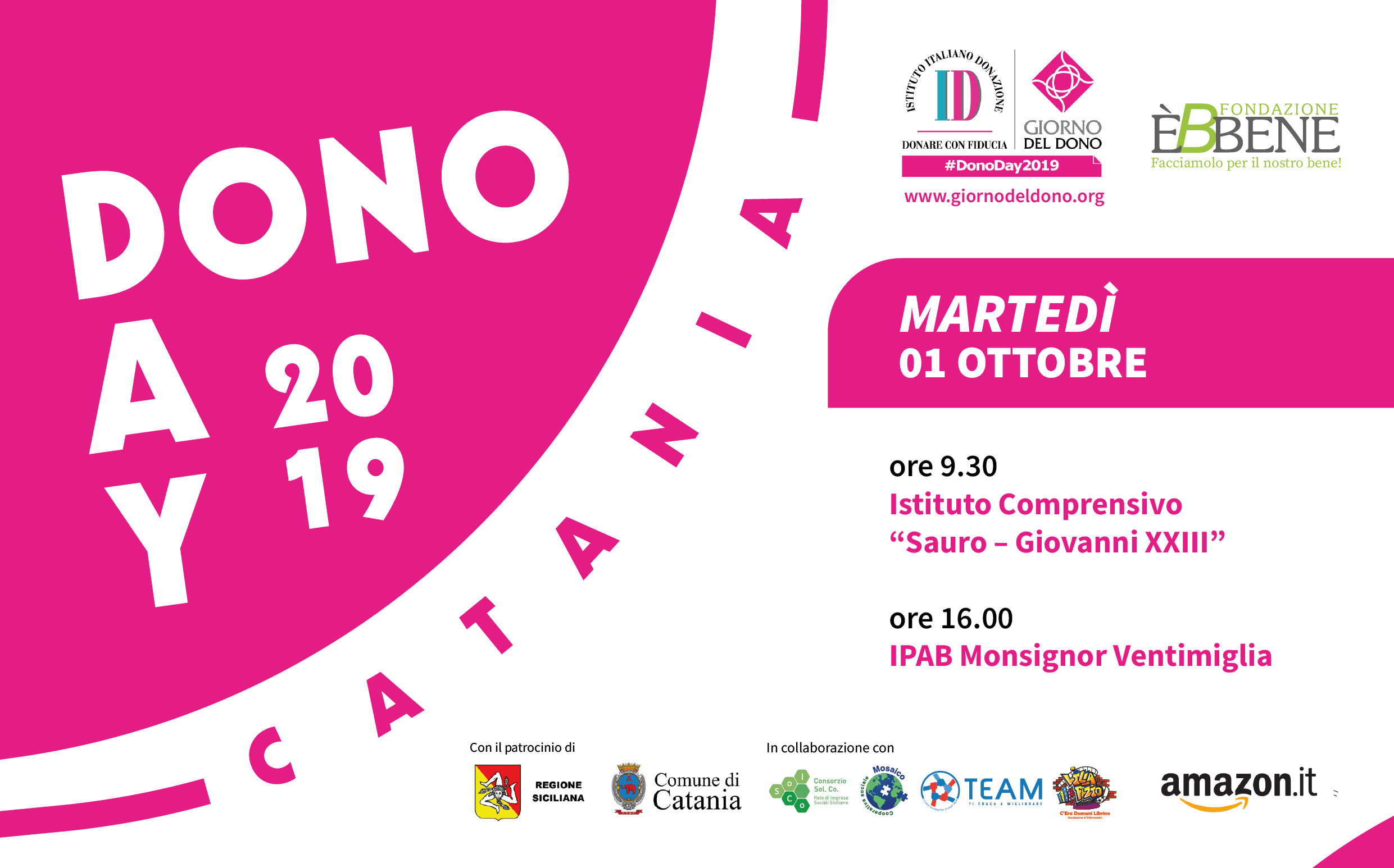 A Catania l'1 ottobre la terza tappa del &ldquo;Giro dell&rsquo;Italia che Dona&rdquo;