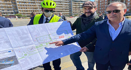 Piazzale Sanzio, partito il cantiere per un'opera pubblica attesa da un decennio