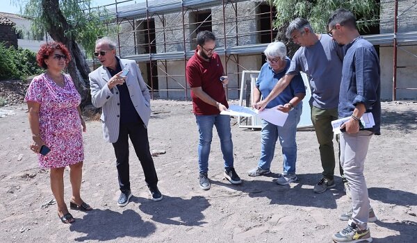 Sopralluogo stamattina del cantiere dove sorgerà la nuova sede dell'I.T.S. Academy Sopralluogo stamattina del cantiere dove sorgerà la nuova sede dell'I.T.S. Academy