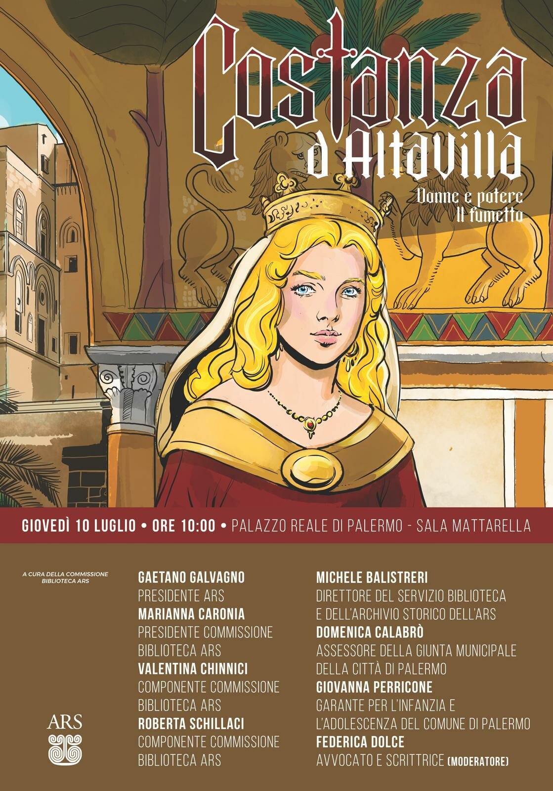 Presentazione del fumetto "Costanza D'Altavilla, la regina che sfid&ograve; il destino"