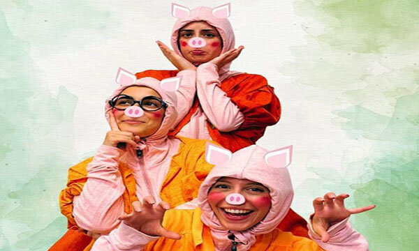 La fiaba dei "Tre porcellini" inaugura il 22 ottobre la stagione per bambini di "Buio in Sala"