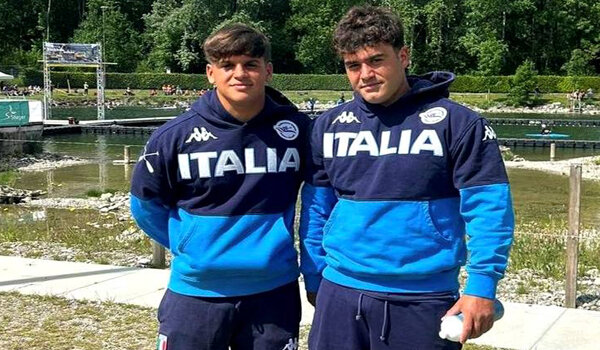 Canoa Polo, in Svizzera Paolo Messina e Luca Costanzo, del Circolo Canoa Catania, conquistano il bronzo