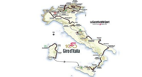 Il Giro d'Italia torna in Sicilia per l'edizione numero 100 con due tappe affascinanti per gli appassionati della carovana rosa