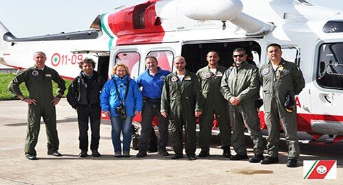 Attivit&agrave; congiunta tra 2&deg; Nucleo Aereo della Guardia Costiera e Istituto Nazionale di Geofisica e Vulcanologia