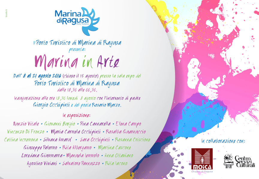 "Marina in Arte" dall'8 agosto tra foto, dipinti ed artigianato