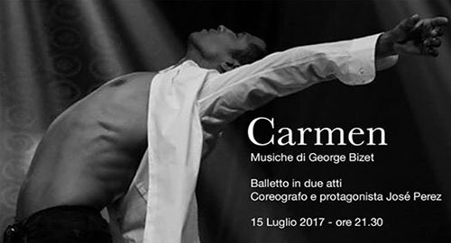 La "Carmen" di Bizet, in scena il 15 luglio al Teatro Antico di Taormina, coreografo e protagonista il ballerino Jos&eacute; Perez