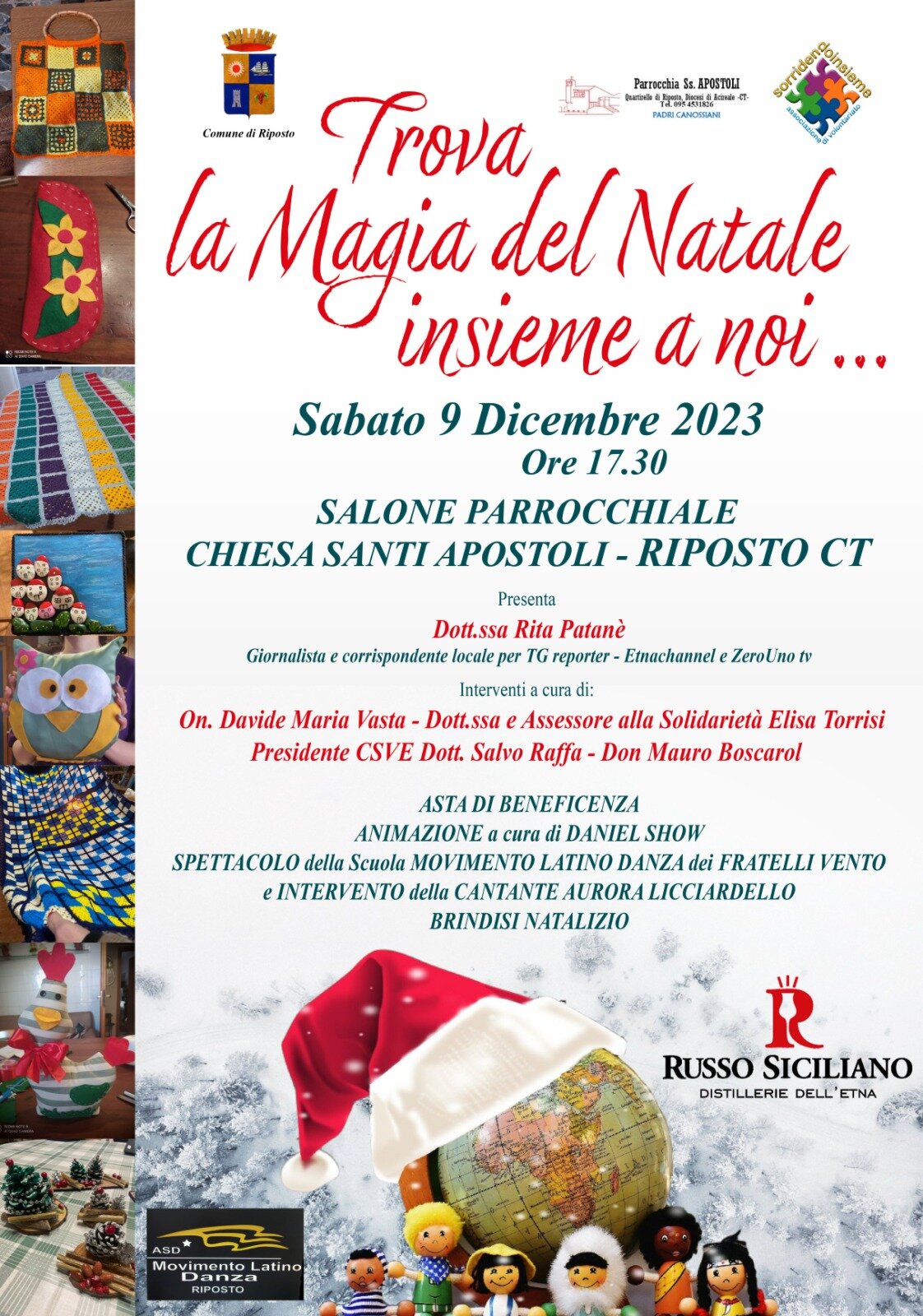 "Trova la Magia del Natale insieme a noi..." a Riposto iniziativa dell'associazione SorridendoInsieme