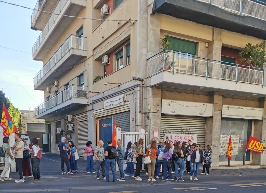 La protesta dei lavoratori ODA e i motivi dello sciopero La protesta dei lavoratori ODA e i motivi dello sciopero