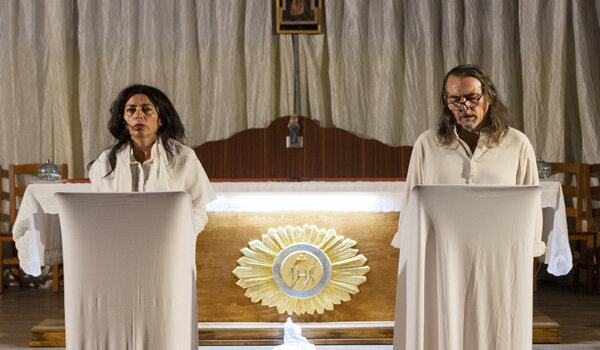 Il lavoro? Una Via Crucis, per "Palcoscenico Catania", la pi&egrave;ce di Fabrizio D'Aprile "Della Croce e del Lavoro", a cura del Centro Magma