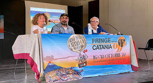Presentata stamattina a Palazzo della Cultura la prima edizione del "Catania Off Fringe Festival" in programma dal 10 al 30 ottobre Presentata stamattina a Palazzo della Cultura la prima edizione del "Catania Off Fringe Festival" in programma dal 10 al 30 ottobre