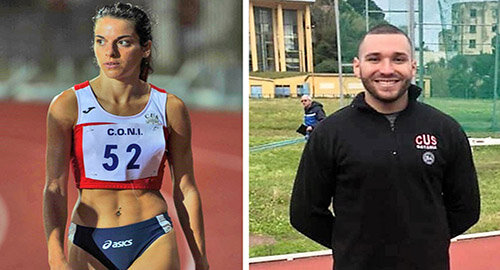 Cus Catania, Alessia Carpinteri e Isidoro Mascali, due promesse agli Assoluti di atletica