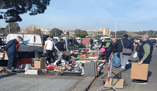 Polizia Locale, sgomberato il mercatino abusivo di San Giuseppe La Rena