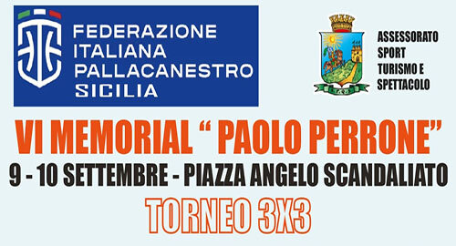 Il 9 e 10 settembre a Sciacca "Basket in piazza" con la sesta edizione del Memorial Paolo Perrone Il 9 e 10 settembre a Sciacca "Basket in piazza" con la sesta edizione del Memorial Paolo Perrone