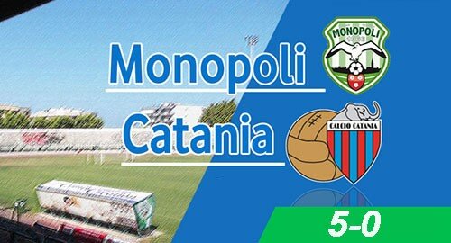 Serie C, batosta esterna per il Catania, i rossazzurri battuti 5-0 dal Monopoli, squadra disunita ed inconcludente