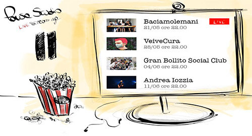 Al via &ldquo;Streaming Music Festival&rdquo;, quattro concerti dal 21 maggio all'11 giugno