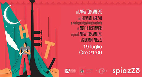 Il 19 Luglio a "SpiazZo" di Catania in scena "Chet" di Laura Tornambene, con Giovanni Arezzo