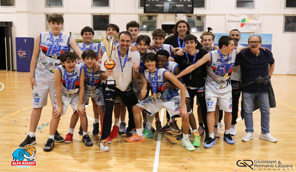 Under 15 Eccellenza, l'Alfa Catania campione regionale, battuta 86-79 la Fortitudo Messina