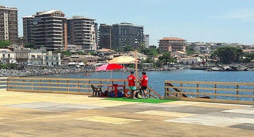 Balneazione al Lungomare, assessore D'Agata: "False le voci di chiusura del Solarium di piazza Europa"