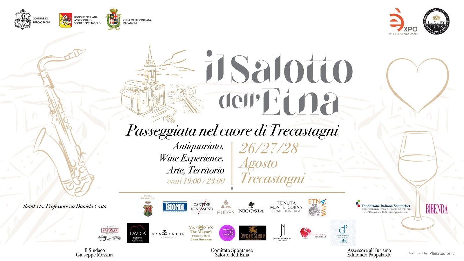 "Il Salotto dell'Etna" a Trecastagni dal 26 al 28 agosto mostre d'arte, antiquariato e wine experience