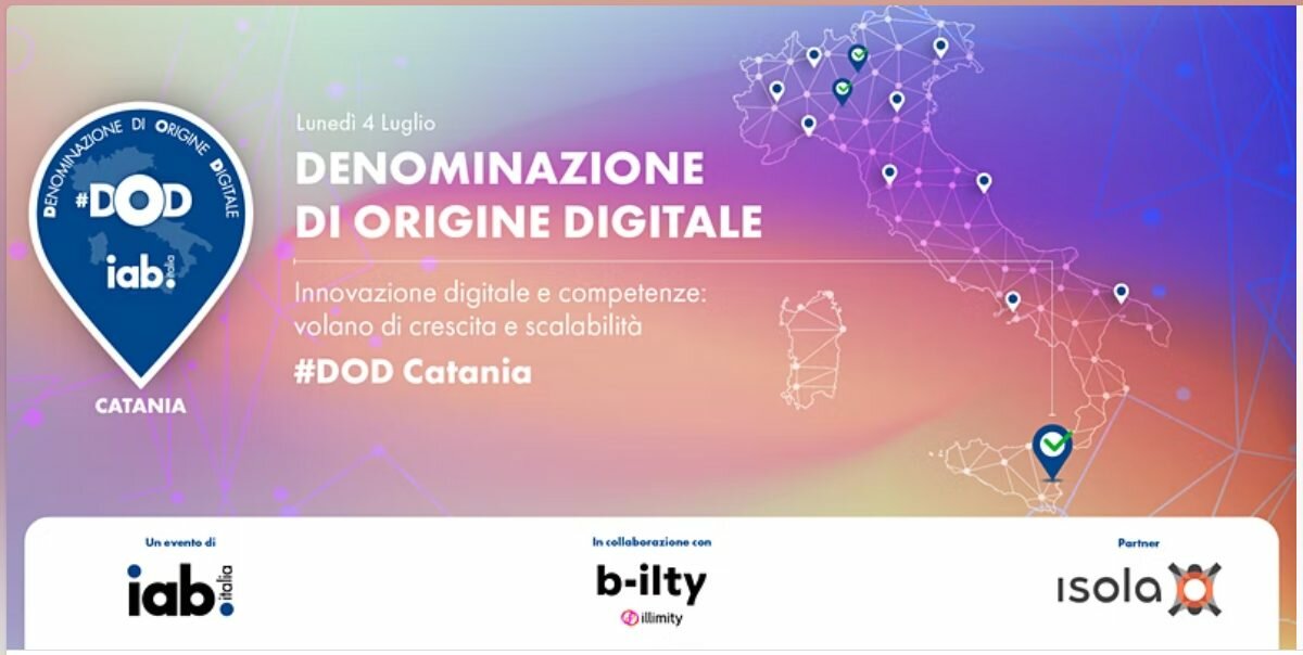 IAB Italia porta a Catania #DOD, evento di confronto sulla comunicazione e innovazione digitale dedicato alle imprese