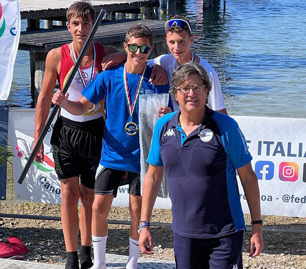 Canoa olimpica, Anastasia Insabella e Lorenzo Bonaccorsi campioni d&rsquo;Italia under 14 a Caldonazzo