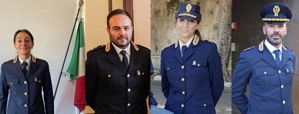 Quattro nuovi funzionari assegnati alla Questura di Catania