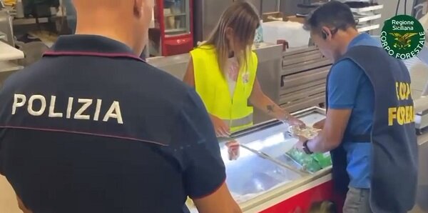 Controlli della task force coordinata dalla Polizia di Stato in 2 lidi della Plaia, sequestrati 18 kg di alimenti non tracciati, 2 lavoratori in nero e sanzioni per 17.700 euro
