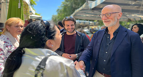 Amministrative, chiusura campagna elettorale di Maurizio Caserta stasera a piazza Dante