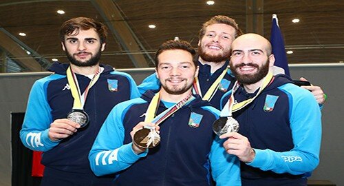 Scherma - Coppa del Mondo, medaglia d'argento in Canada per gli spadisti azzurri guidati da&nbsp;Enrico Garozzo