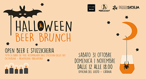 Halloween Beer Brunch, 31 ottobre e 1 novembre, Officina del Gusto Catania Halloween Beer Brunch, 31 ottobre e 1 novembre, Officina del Gusto Catania