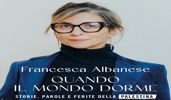 L'8 agosto a Piazza Federico di Svevia, a Catania si presenta il libro di Francesca Albanese "Quando il mondo dorme. Storie, parole e ferite della Palestina&rdquo;
