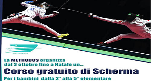 Scherma, corso gratuito alla Methodos Battiati dei maestri Sperlinga per piccoli allievi