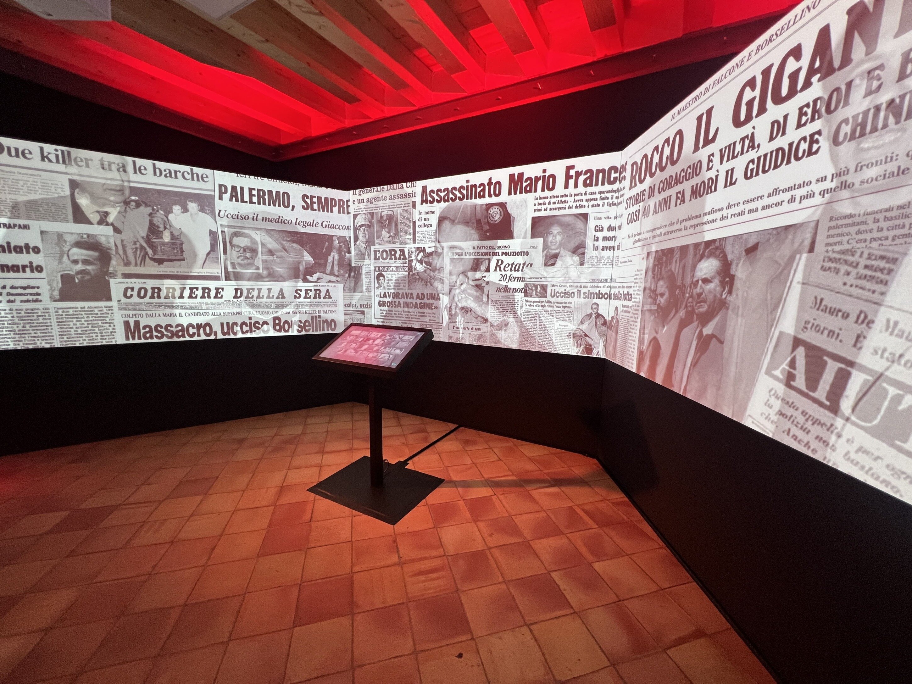 A Corleone installazione interattiva in memoria delle vittime di mafia A Corleone installazione interattiva in memoria delle vittime di mafia