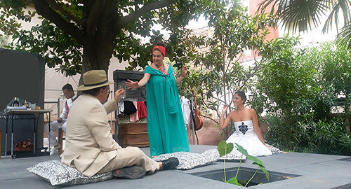 Al Giardino Fava di Catania debutta stasera "Il segreto di Audrey Hepburn" di Sal Costa, regia di Elio Gimbo, produzione Fabbricateatro