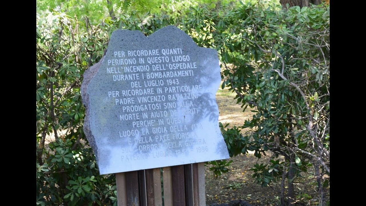 Ricordo di Padre Vincenzo Ravazzini, caduto eroicamente a Patern&ograve; il 14 luglio 1943