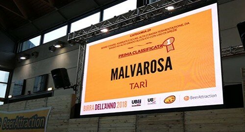 La flower beer "Tar&igrave; Malvarosa" unica siciliana medaglia d'oro in una delle categorie del concorso Beer Attraction