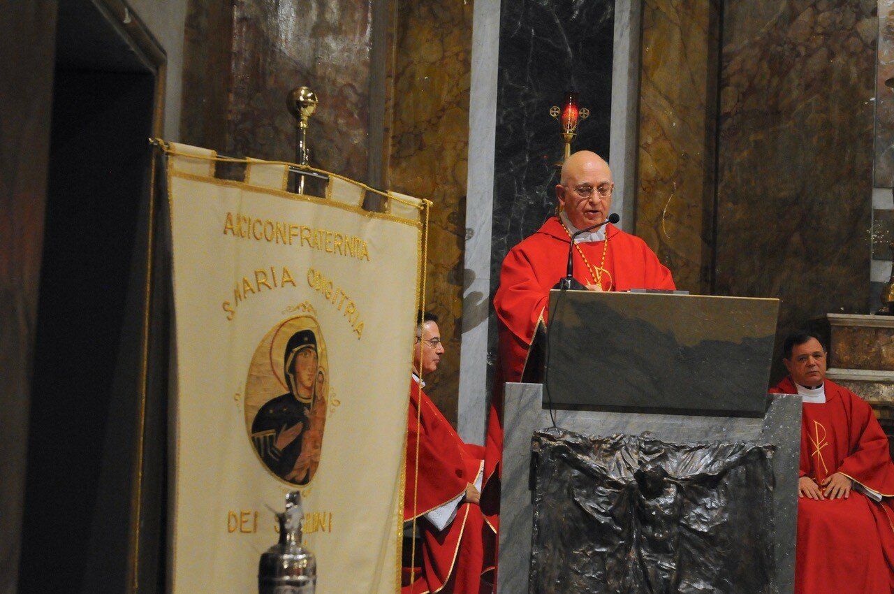 Ricordo di Mons. Giuseppe Mario Blanda, Primicerio Emerito dell'Arciconfraternita dei Siciliani in Roma Ricordo di Mons. Giuseppe Mario Blanda, Primicerio Emerito dell'Arciconfraternita dei Siciliani in Roma