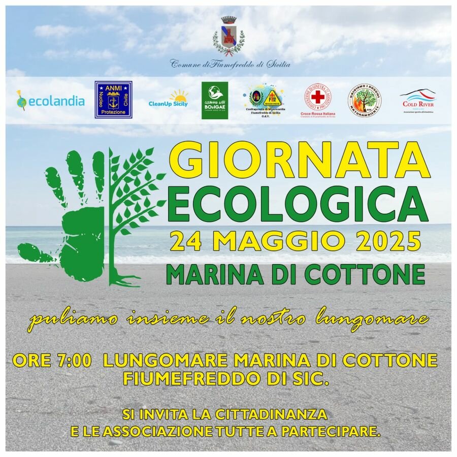 Il 24 maggio Giornata Ecologica sul lungomare di Marina di Cottone