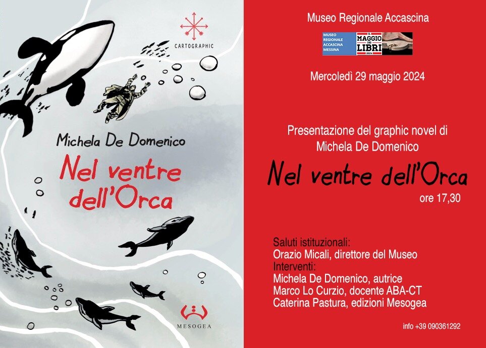 A Messina presentazione graphic novel "Nel ventre dell'Orca" di Michela De Domenico