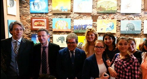 Progetto "Scuola & Arte", inaugurata mostra alle "Ciminiere" con lavori realizzati dagli alunni delle scuole elementari e medie della citt&agrave;