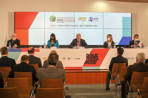 Tennis, presentata la 78esima edizione degli Internazionali BNL d&rsquo;Italia, dall&rsquo;8 al 16 maggio al Foro Italico di Roma