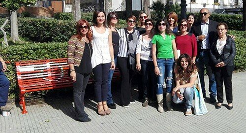 A Belpasso la "panchina rossa" che simboleggia la lotta al femminicidio e condanna ogni forma di violenza
