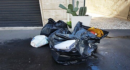 Raccolta differenziata, Vigili urbani multano una pizzeria in via D'Annunzio