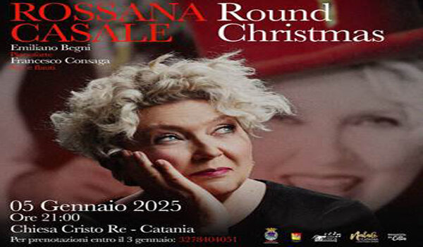 Il 5 gennaio alla Chiesa Cristo Re di Catania concerto "Round Christmas" di Rossana Casale