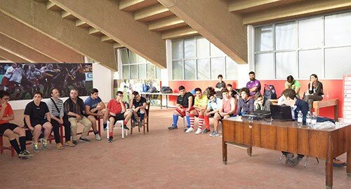 Campagna di sensibilizzazione per il doping, incontro al "Paolone" con l'under 16 dell'Amatori Catania ed il dott. Di Mulo