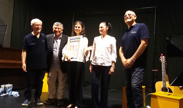 Consegnato alla Sala Magma di Catania il Premio Donna Siciliana 2023 a Letizia Tatiana Di Mauro