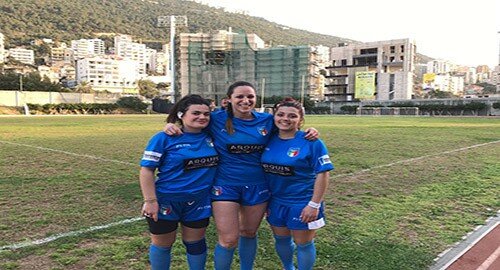 Mediterranea Cup femminile, l'Italia supera 22-0 il Libano, le Ladies dell'Amatori Catania, Indaco, Passino e Di Martino, in evidenza
